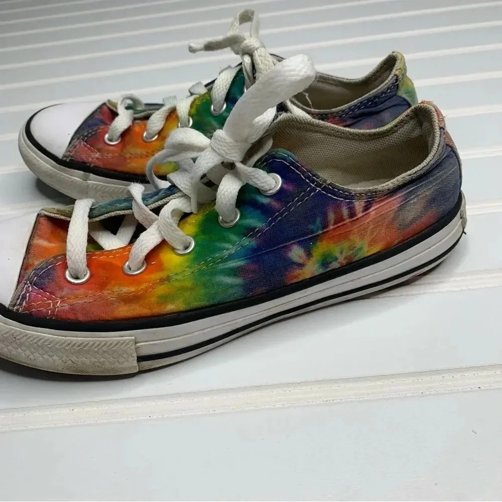 Converse All Star Low Top Sneaker Rainbow Tie Dye